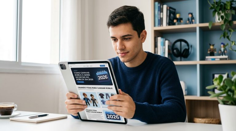Criando itens para ganhar Robux em 2026